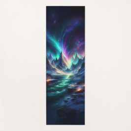 Mystical Aurora Mountain Yoga Mat – Fantasía de la