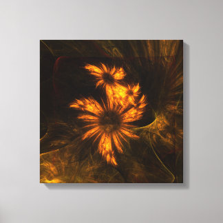 Mystique Garden Resumen Arte Quad Canvas Imprimir