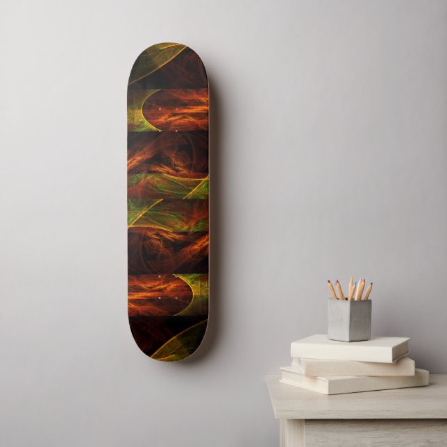 Mystique Jungle Abstract Art Skateboard (Arte de la pared)
