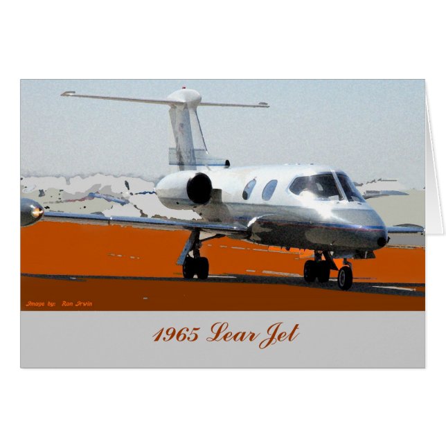 N1965L, jet 1965 de Lear (Anverso (Horizontal))