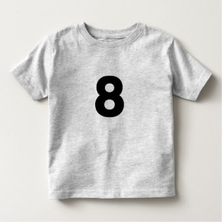 N 8, Número ocho Camiseta para niños
