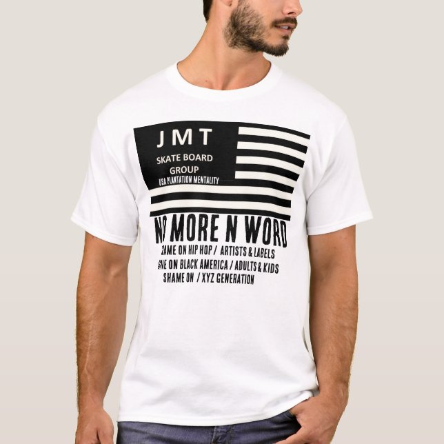 N MÁS PALABRA Camiseta básica de los hombres