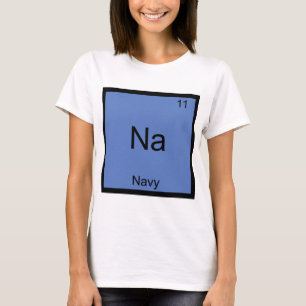 Na - Camiseta del símbolo del elemento de química
