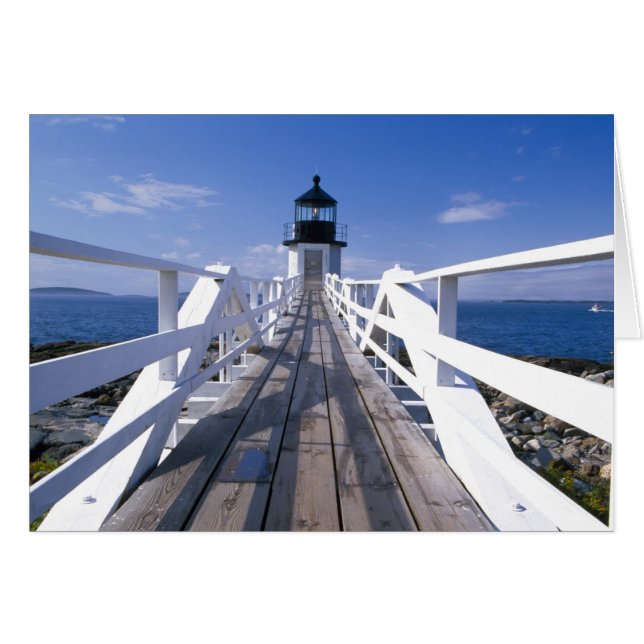 NA, EE. UU., Maine, Port Clyde. Marshall Point 2 (Anverso (Horizontal))
