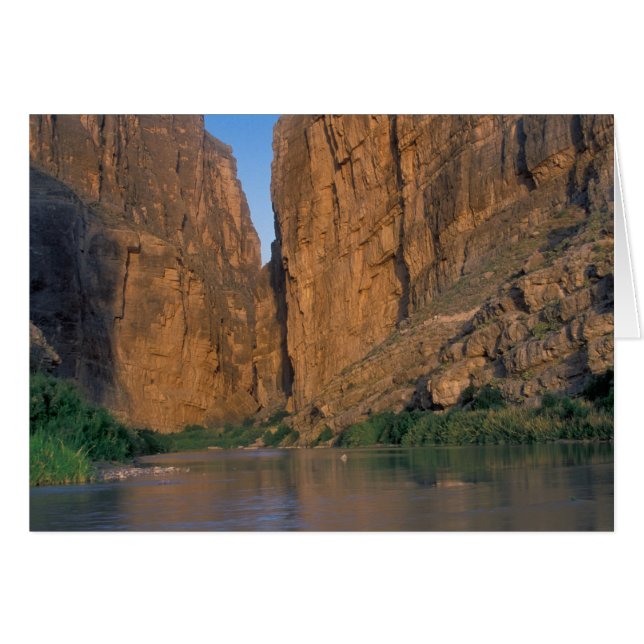 NA, EE.UU., Texas, Parque Nacional Big Bend. Río (Anverso (Horizontal))