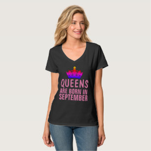 NACEN REINAS EN camisetas DE SEPTIEMBRE