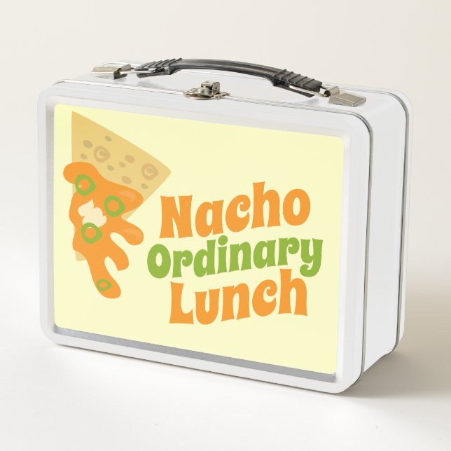 Nacho almuerzo ordinario Novedad divertido lema de (Anverso)