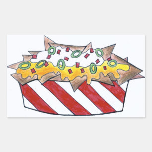 Nachos de queso Nacho Chips Pegatinas de comida ch