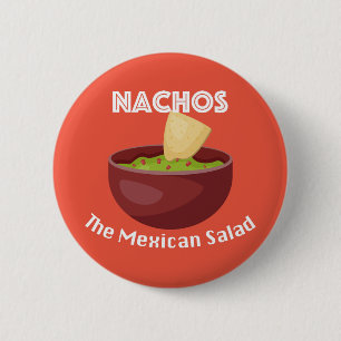 Nachos, La Ensalada Mexicana - Botón Redondo