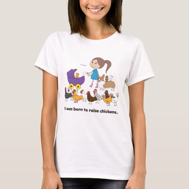 Nací aumentar la camiseta de los pollos (Anverso)