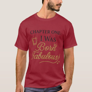 Nací Fabuloso   Elegante camiseta literaria