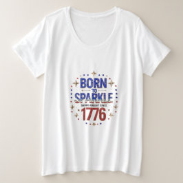 Nacida en la camiseta de las mujeres de tamaño 177