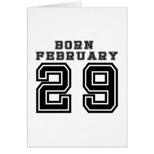 Nacido el 29 de febrero
