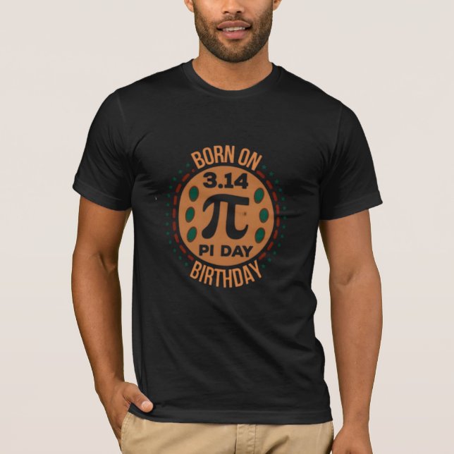 NACIDO EL DÍA DE PI Camiseta de cumpleaños - Regal (Anverso)