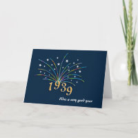 Nacido en 1939 Tarjeta de felicitación por cumplea