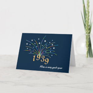 Nacido en 1939 Tarjeta de felicitación por cumplea
