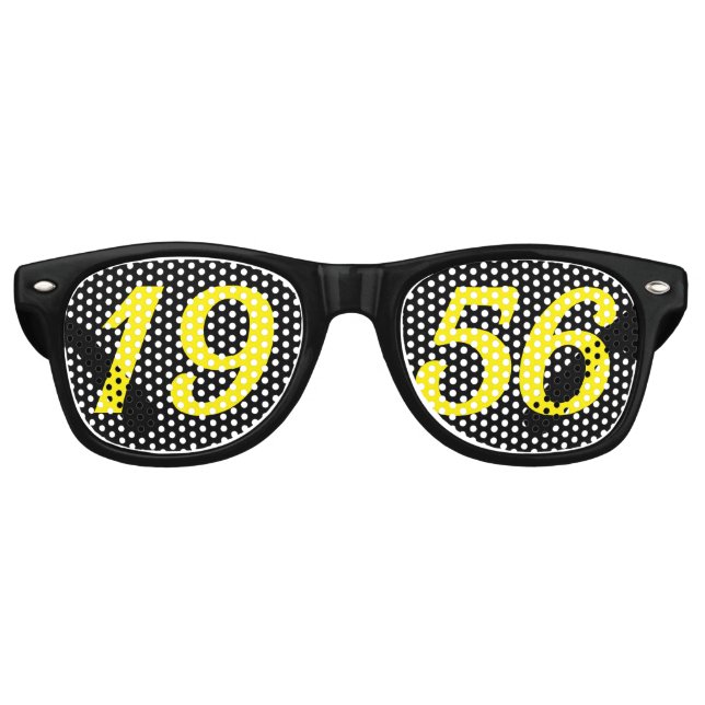 Nacido en 1956 70 cumpleaños lentes de sol lentes  (Anverso)