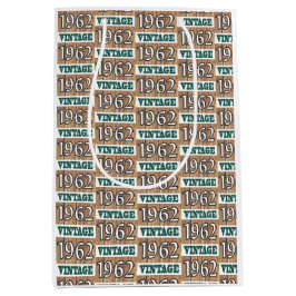 Nacido en 1962 bolsa de regalo mediana