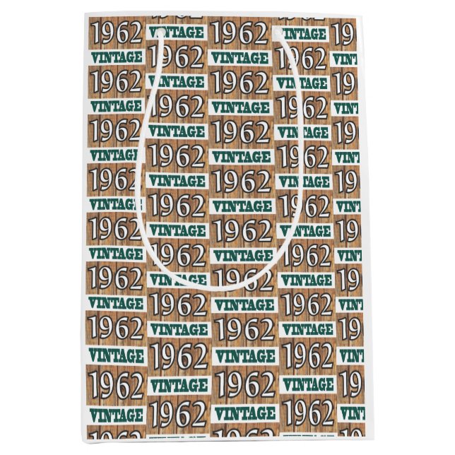 Nacido en 1962 bolsa de regalo mediana (Anverso)