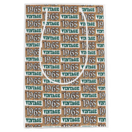 Nacido en 1965 con una bolsa de regalo