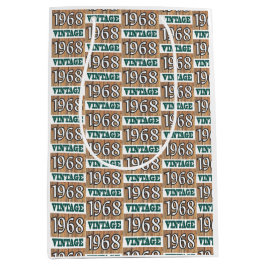 Nacido en 1968 bolsa de regalo mediana