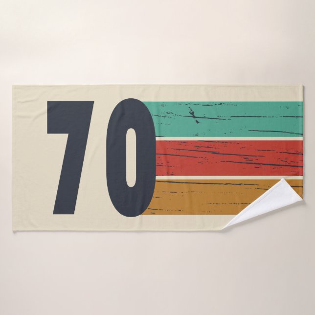 Nacido en 1970 como regalo de cumpleaños (Toalla de baño)