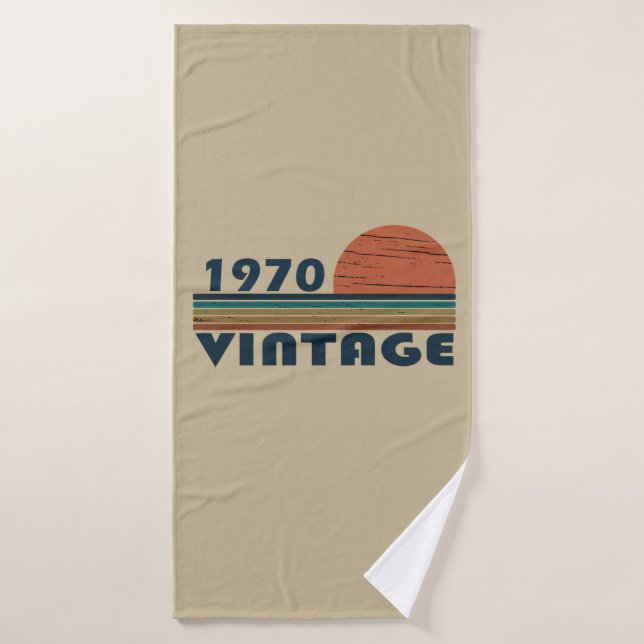 Nacido en 1970 como regalo de cumpleaños (Toalla de baño)