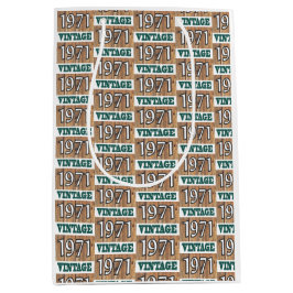 Nacido en 1971 bolsa de regalo mediana