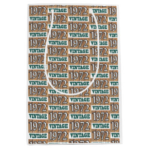 Nacido en 1972 bolsa de regalo mediana