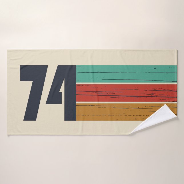 nacido en 1974 regalo de cumpleaños vintage (Toalla de baño)