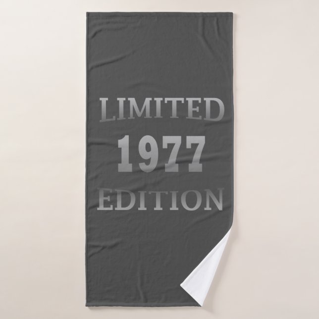 Nacido en 1977, edición limitada (Toalla de baño)