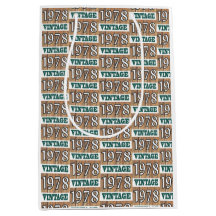 Nacido en 1978 bolsa de regalo mediana