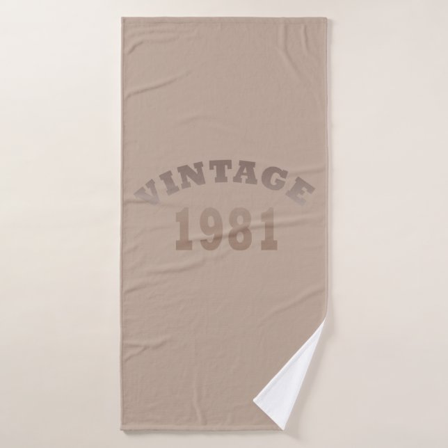 Nacido en 1981 (Toalla de baño)