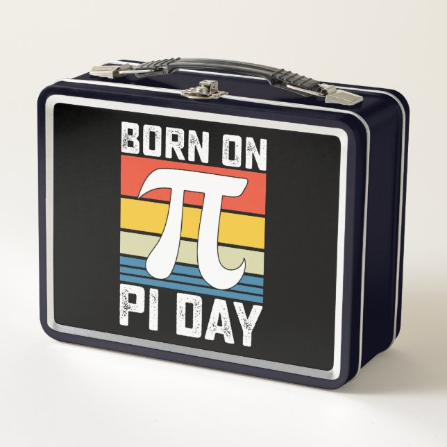 Nacido En El Día De Pi Cumpleaños Matemáticas Mate (Anverso)