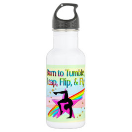 NACIDO EN LA BOTELLA DE AGUA GIMNASTICA DE TUMBLE