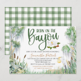 Nacido en la invitación de Baby Shower de la zona 