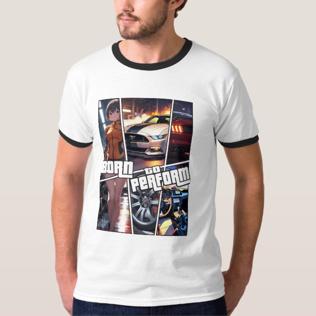 Nacido en la raza, camiseta de Carreras (Anverso)