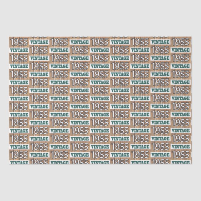 Nacido en papel tisular en 1955 (Anverso)