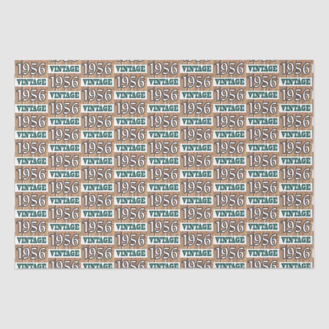 Nacido en papel tisular en 1956 (Anverso)