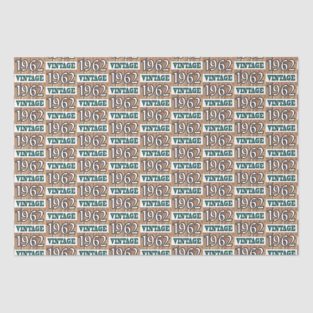 Nacido en papel tisular en 1962 (Anverso)