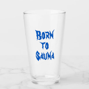 Nacido en Sauna Finlandesa Glass Tumbler
