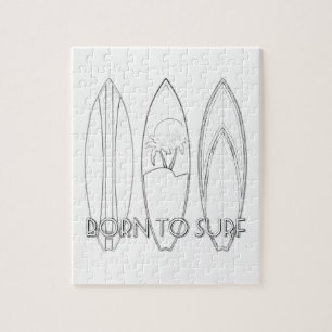Nacido En Surf Adulto Coloring Puzzle