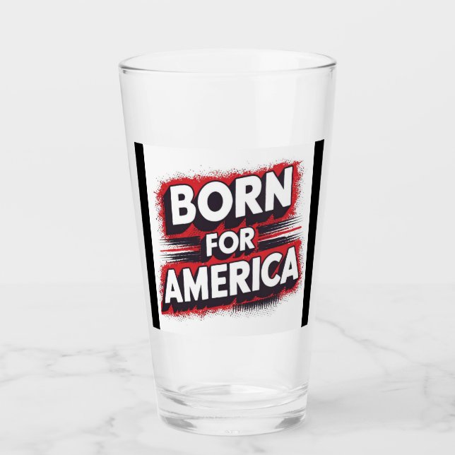 "Nacido para América Patriotic Mug" (Anverso)