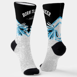 Nacido para Animar / Bailar - Calcetines Baby Blue