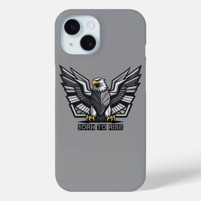 Nacido para aumentar el Funda de iPhone Eagle 15 (Reverso )