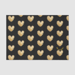 Nacido para brillar Papel Tejido Negro y Oro