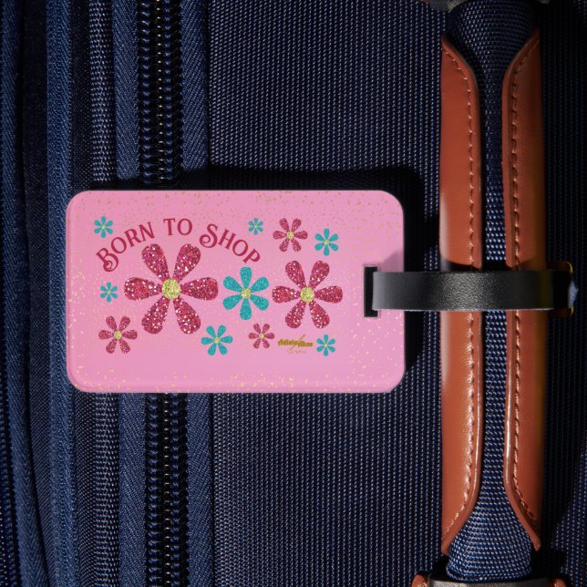 Nacido para comprar etiquetas de equipaje (Reverso  In Situ 2)