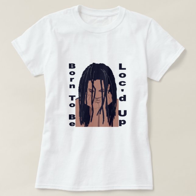 Nacido para estar localizado en la camiseta (Diseño del anverso)