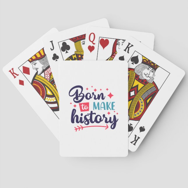 Nacido para hacer cartas de juego de historia - Mo (Reverso)