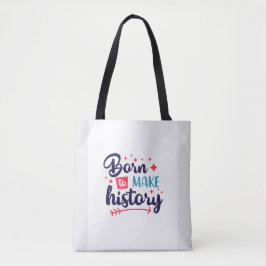 Nacido para hacer una bolsa de té con motivación h